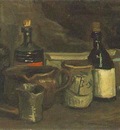 85 Still Life with Bottles and Earthenware