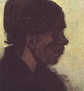 Head of a Brabant Peasant Woman with Dark Cap
