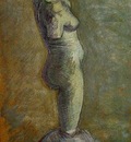 plaster statuette of a female torso version
