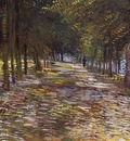 Avenue in Voyer dArgenson Park at Asnieres