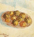 Still Life with Basket of Apples to Lucien Pissarro