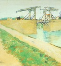 Langlois Bridge at Arles with Road Alongside the Canal, The