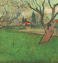 View of Arles with Trees in Blossom