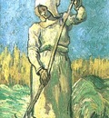 Peasant Woman with a Rake after Millet