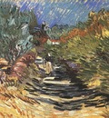 Road at Saint Remy with Female Figure, A