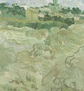 Wheat Fields with Auvers in the Background