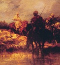 Adolf Schreyer Arabs On Horseback