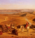 Alberto Pasini The Desert Encampment