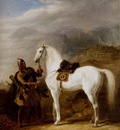 Allan Sir William A Circassian Chief Preparing His Stallion