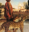 Benjamin Jean Joseph Constant The Palace Guard With Two Leopards