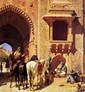 Edwin Lord Weeks Edwin Lord Weeks Gate Of The Agra Fortress