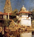 Edwin Lord Weeks The Temple And Tank Of Walkeshwar At Bombay