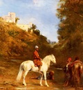 Eugene Fromentin Watering The Horses