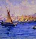 Fausto Zonaro A View Of Bosphorus