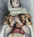 John Frederick Lewis A Young Lady In Turkish Dress