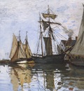 Boats in the Port of Honfleur [1866]