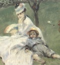 Auguste Renoir Camille and Jean Monet in the Garden at Argenteuil [1874]