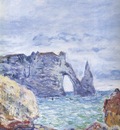 Etretat, the Beach and the Port dAval[1884]