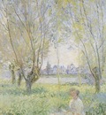 Woman Sitting under the Willow [1880]