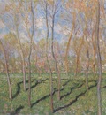 Trees in Winter, View of Bennecourt [1887]