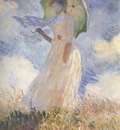 Study of a Figure Outdoors Facing Left [1886]