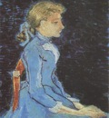 portrait of adeline ravoux, auvers sur oise