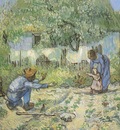 first steps as millet , saint remy