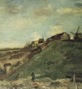 montmartre quarry, the mills, paris