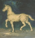 plaster statue of a horse, nuenen
