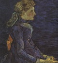 portrait of adeline ravoux, auvers sur oise