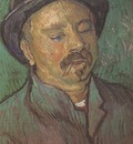 portrait of a one eyed man, arles