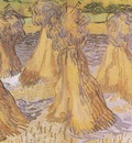 sheaves of wheat, auvers sur oise
