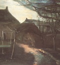 the nuenens presbytery in the moonlight, nuenen