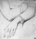 Ingres Study for Princesse Albert de Broglie born Josephine Eleonore Marie Pauline de Galard de B