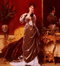 Jonghe Gustave Leonhard de Dressing For The Ball