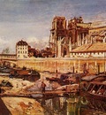 Jongkind Johan Berthold Notre Dame de Paris Seen from the Pont de L Archeveche