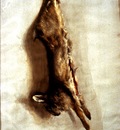 Larson Jeffrey Hanging Hare 17by26in