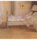 ls Larsson 1899 Convalescence watercolor