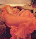 Leighton, Frederic Flaming June end