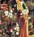 John Frederick Lewis Dans le jardins du Bey, De