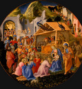 Lippi The Adoration of the Magi, c 1445, tempera on panel,