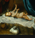 LOTTO THE NATIVITY, 1523, DETALJ 4, NGW