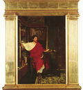 Alma Tadema Sir Lawrence British 1836 1912 A Roman Scribe Writing Dispatches O P 55 9 by 39 4 c