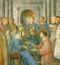 Fra Angelico The ordination of St Lawrence, 1450s, Chapel o