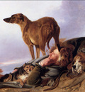 Ansdell Richard A man and his dogs Sun
