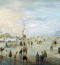 Avercamp Hendrick Merriment on ice