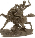 Barye Antoine Louis Esquisse pour Thesee combatant le centaure Bienor dt1