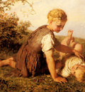 Bauerle Carl Wilhelm Friedrich An Autumn Idyll