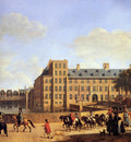 Berkheyde Gerrit Adriaensz The hofvijver in Den Haag Sun