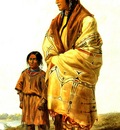 Kb 0017 Dacota Woman and Assiniboin Girl KarlBodmer, 1833 sqs